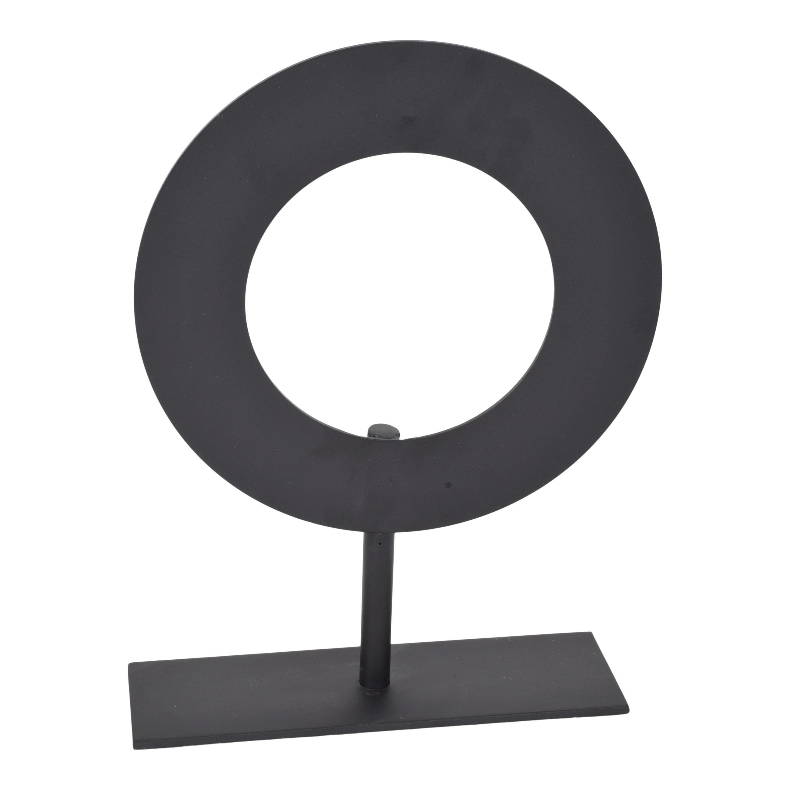 ORNAMENT Joris Schwarz - Schwarz, Metall (35/35/7cm) - LOFT42