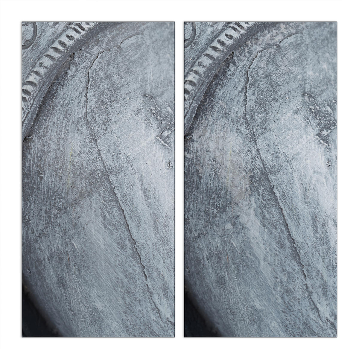 BUDDHA Figur - Grau, Kunststoff (35/60/35cm) - Relaxdays