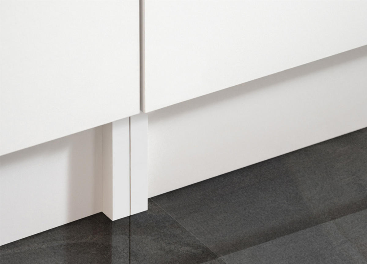 KÜCHENZEILE LECO 240 licht sonoma - Sonoma Eiche, Holzwerkstoff (240/82/46cm) - roe furniture