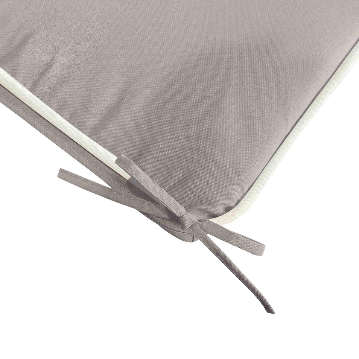 SITZKISSEN 4-tlg., Taupe - Taupe, Textil (40/4.5/40cm) - Oviala