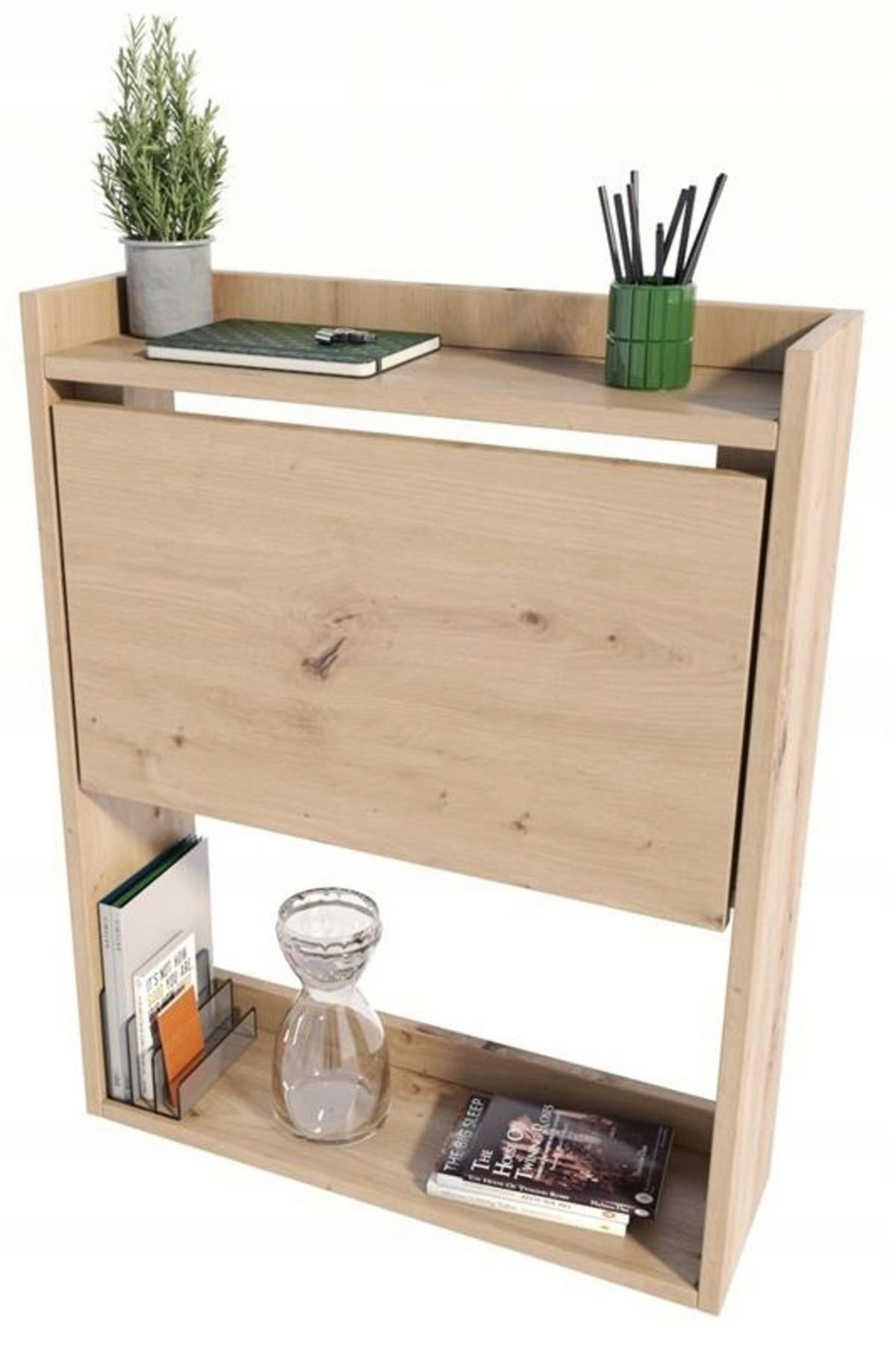 SCHREIBTISCH Klappbarer Wandregal Artisan Eiche 70/20/85 cm - Eiche Artisan, Holzwerkstoff (20/70/85cm) - Matkam Möbel