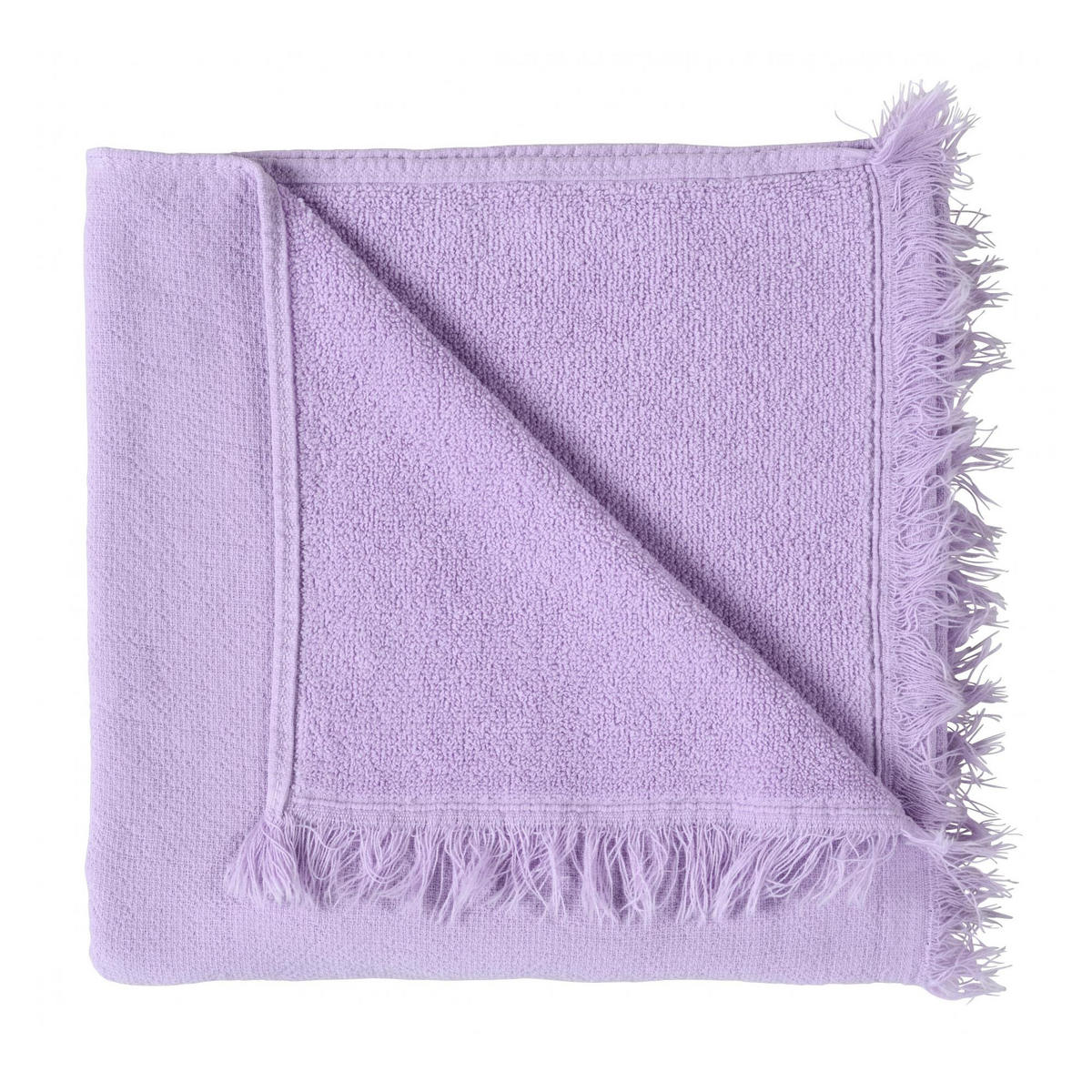 HANDTUCH Luna flieder 50 x 100 cm - Flieder, Textil (50/100cm)