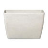 BLUMENTOPF hellbeige rechteckig 60/27/41 cm Baris - Beige, Stein (41cm) - Beliani