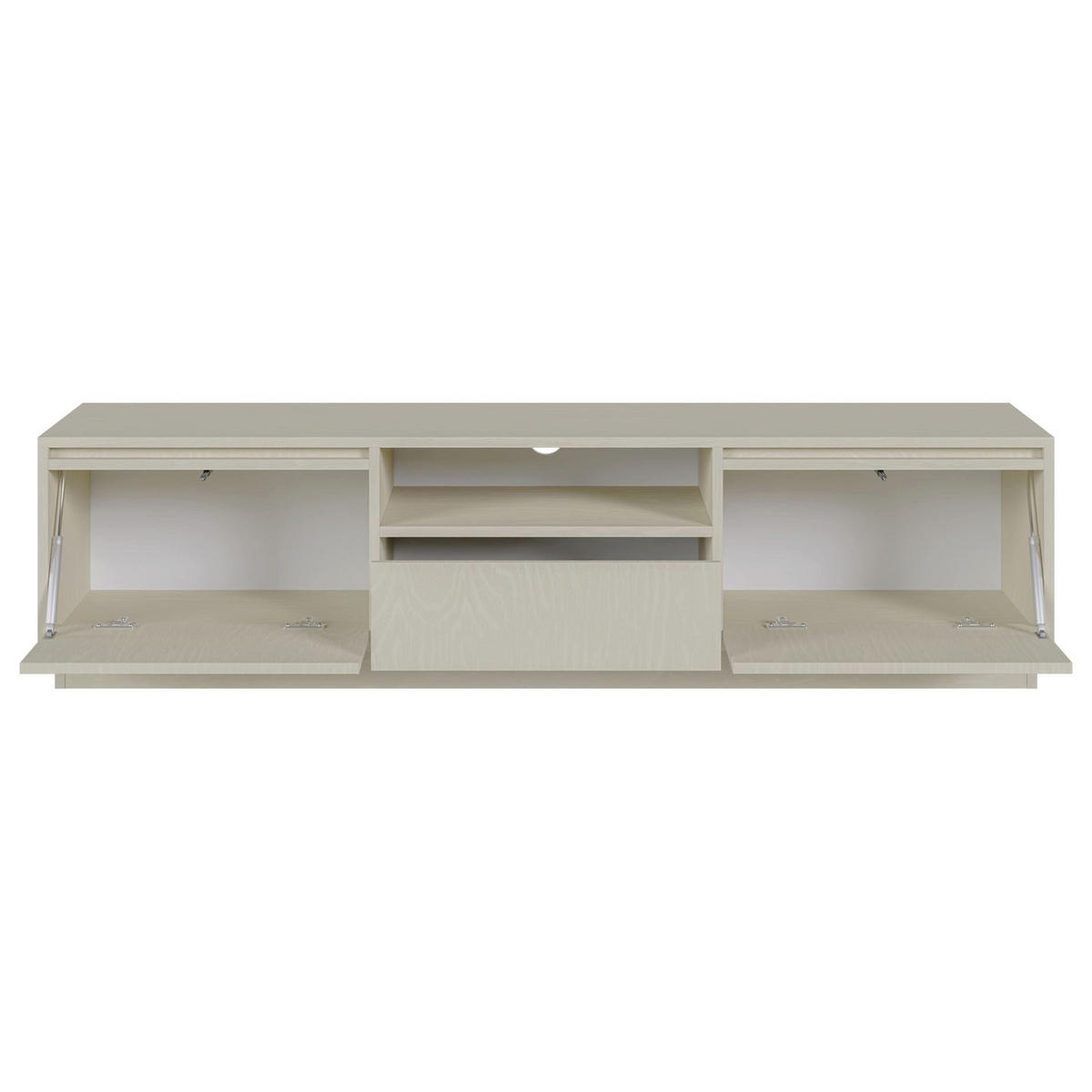 TV-LOWBOARD Evo Sandbeige 154/39/39 cm - Beige, Holzwerkstoff (154/39.4/39cm) - Selsey
