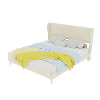 POLSTERBETT 160/200 cm DE-32997 mit Kopfteil und Matratze Beige - Beige, Metall (160/200cm) - ComfortXL