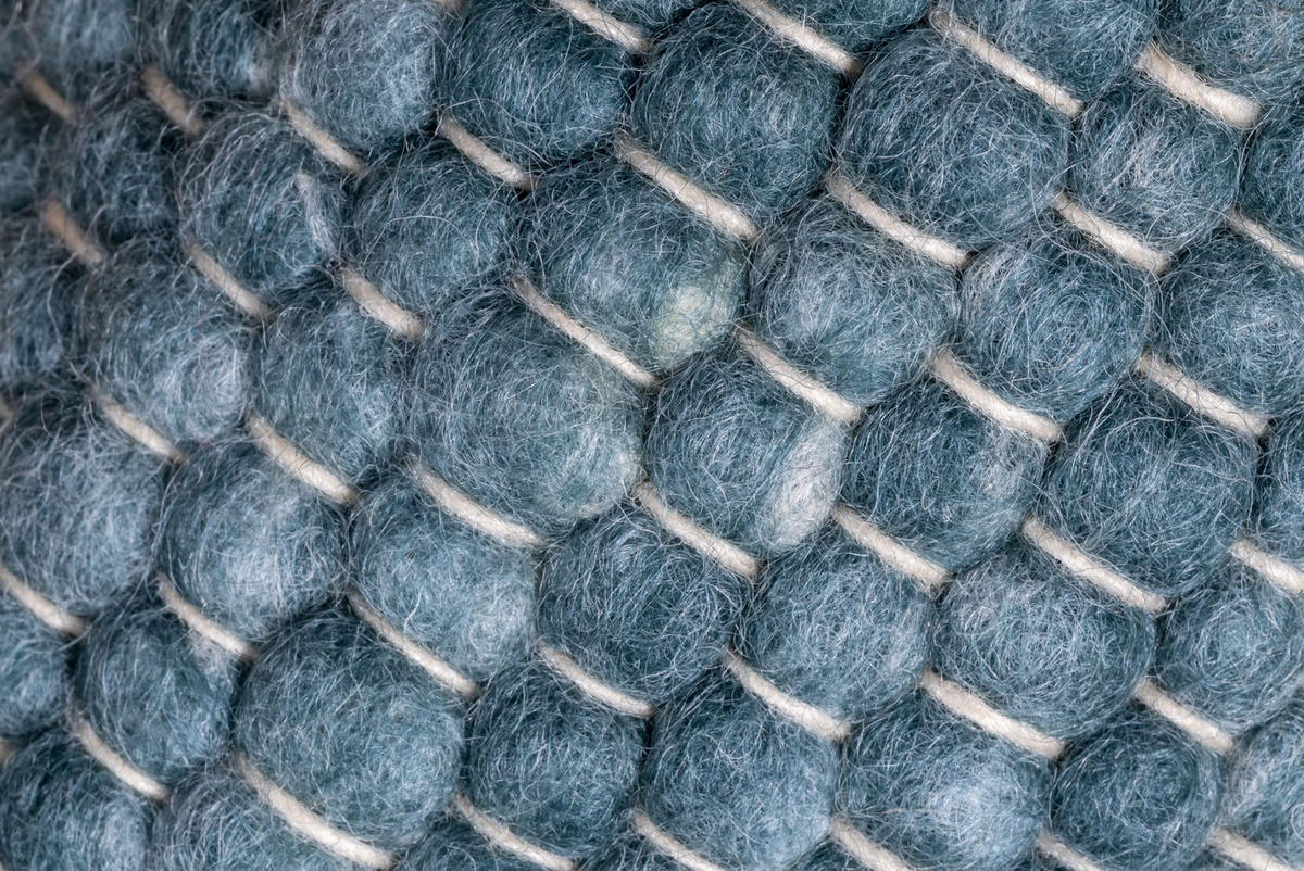 WEBTEPPICH Hörnum 120x180 cm - Petrol, Textil (120/180cm) - Sansibar SYLT