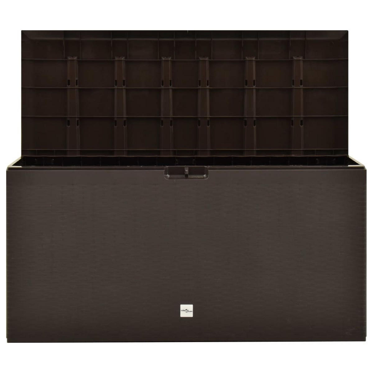 GARTENBOX Braun 114x47x60 cm - Braun, Kunststoff (114/60/47cm) - furnicato