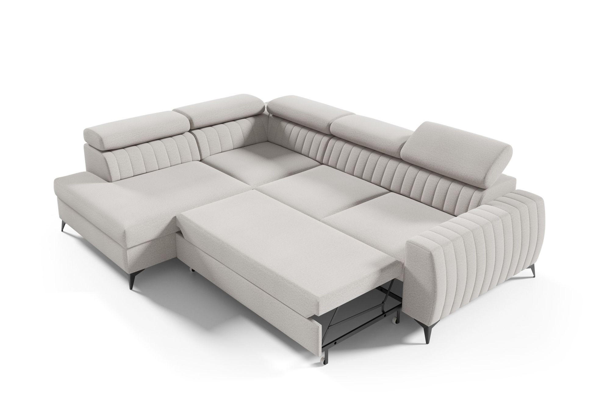Thumbnail - Fun Möbel Ecksofa, Gelb, Textil, Ottomane links, 270x200 cm, Wohnzimmer, Sofas & Couches, Wohnlandschaften, Ecksofas