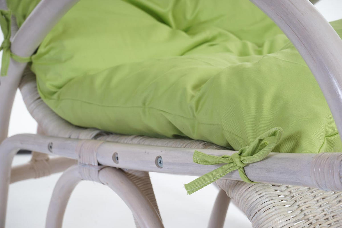 SCHAUKELSTUHL Grün - Grün, Holz (58/101/115cm) - MCW