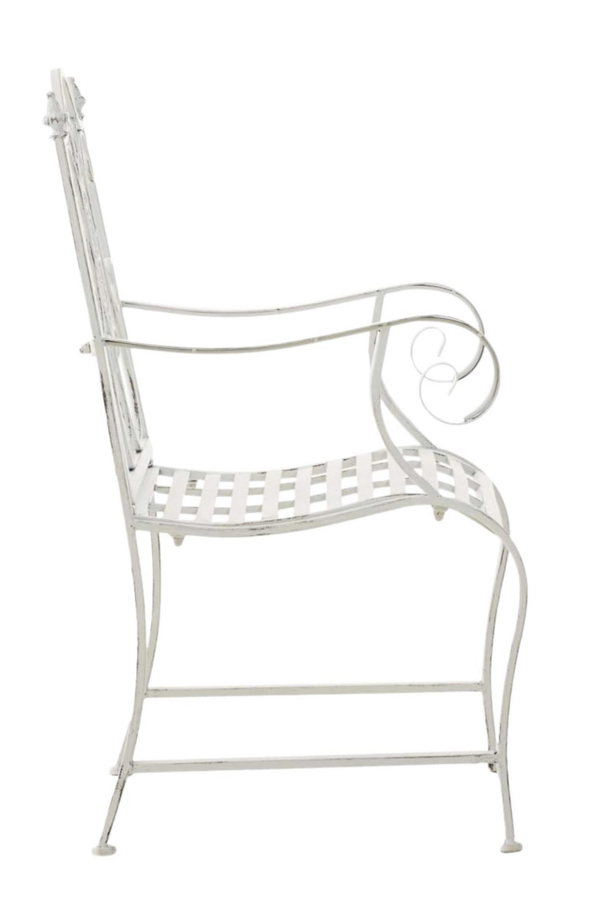 GARTENSTÜHLE Puncho - 2er Set antik weiß - Weiß, Metall (62/94/53cm) - TPFGarden