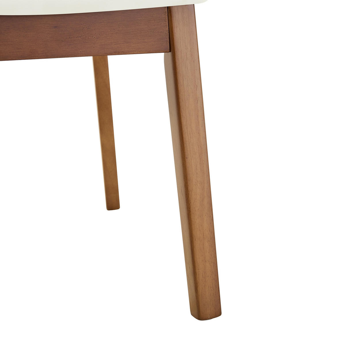 ESSZIMMERSTUHL 2er-Set mit Ovallehne, Holz Weiß - Weiß, Holz (44/88/50cm) - Meubliv