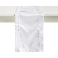 TISCHLÄUFER Alvio - Weiß, Textil (180/35/1cm) - home&you