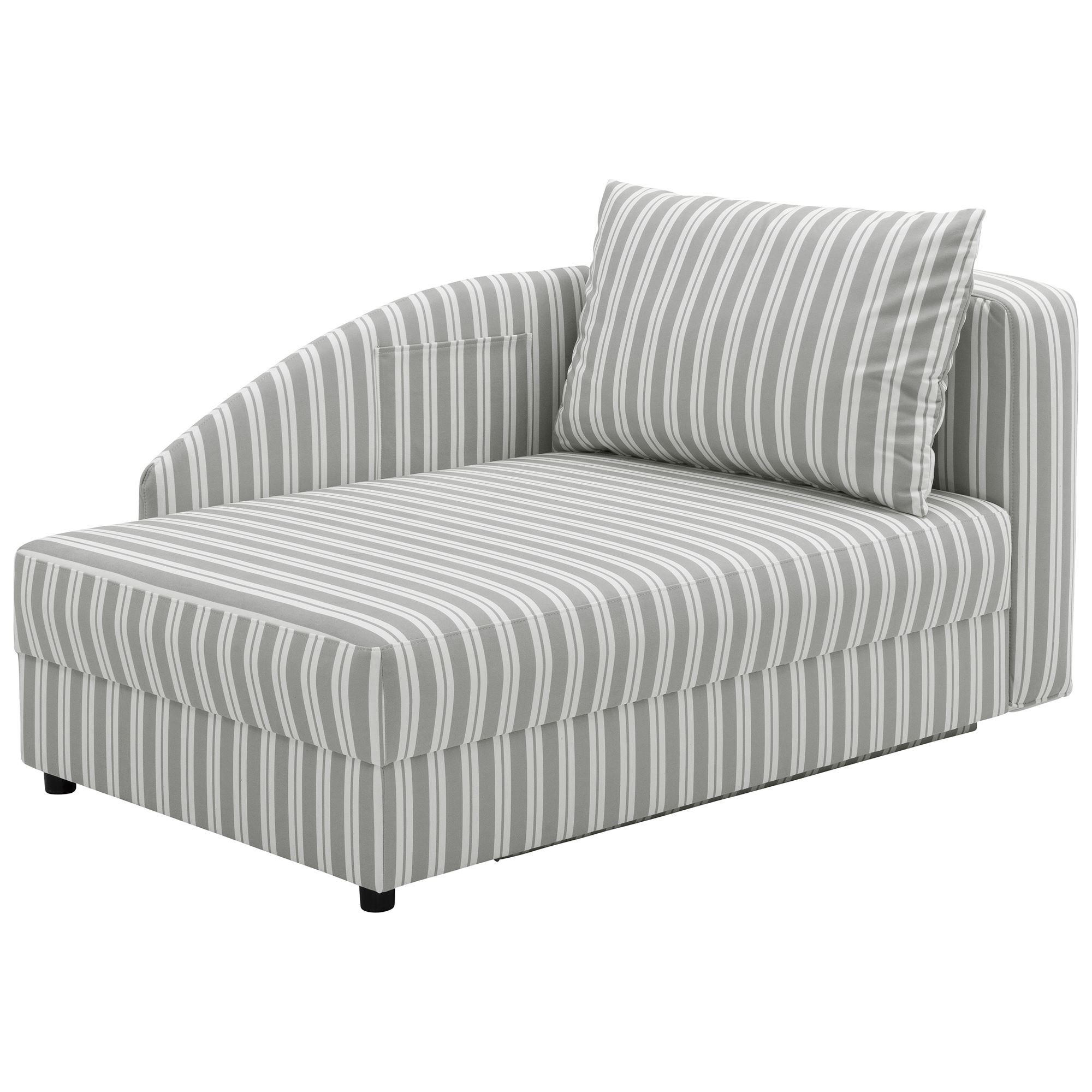 58aufmkessel Recamiere Hellgrau 154x86x93 cm