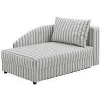 RECAMIERE Armlehne rechts Kalila Flachgewebe hellgrau - Hellgrau, Kunststoff (154/86/93cm) - 58aufmkessel