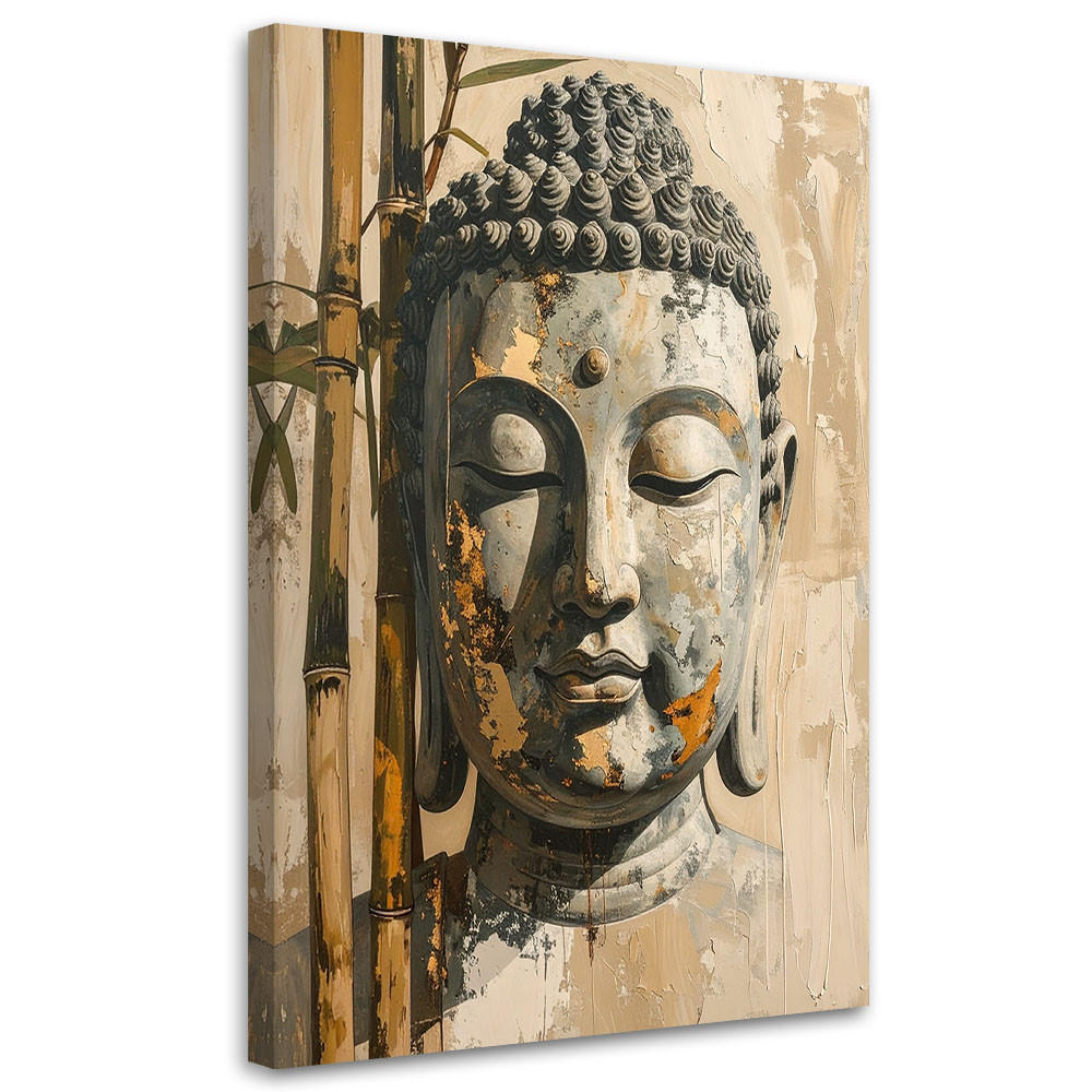 Feeby Leinwandbild Beige 80x120 cm