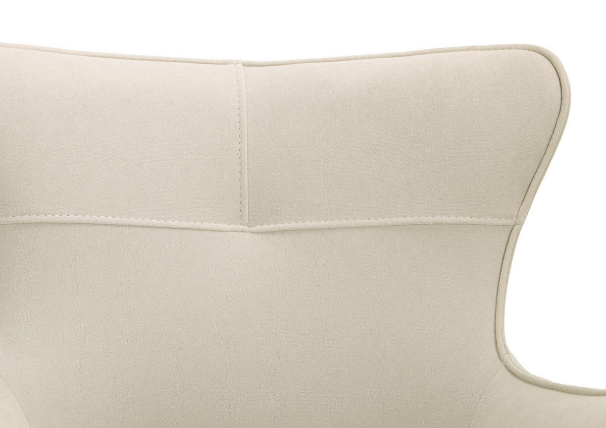 STUHL 100% Polyester 59 x 63 x 86 cm beige POLSTERSTÜHLE #02 - Beige, Kunststoff (59/86/63cm) - Massivmoebel24