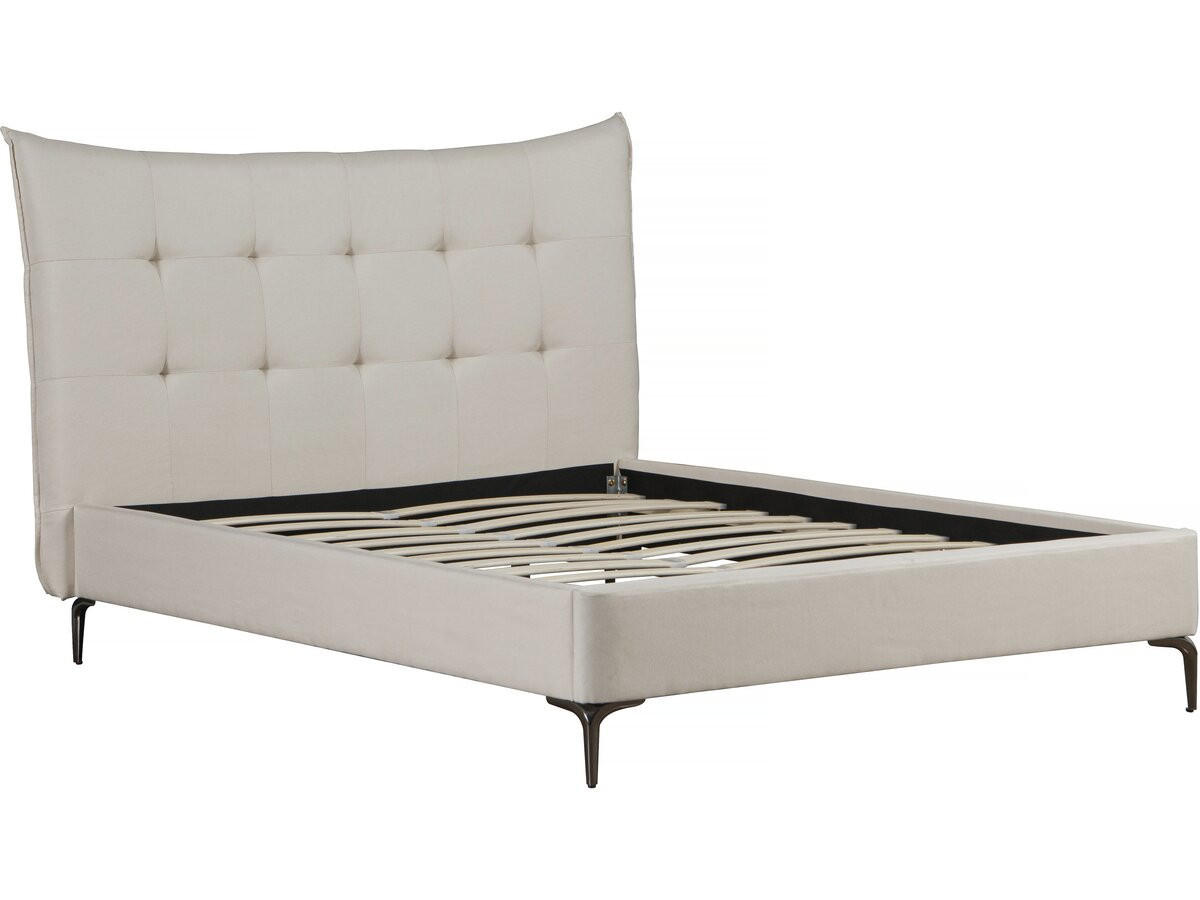 BETT aspen beige - Beige, Textil (190/140cm) - Habitat Garten