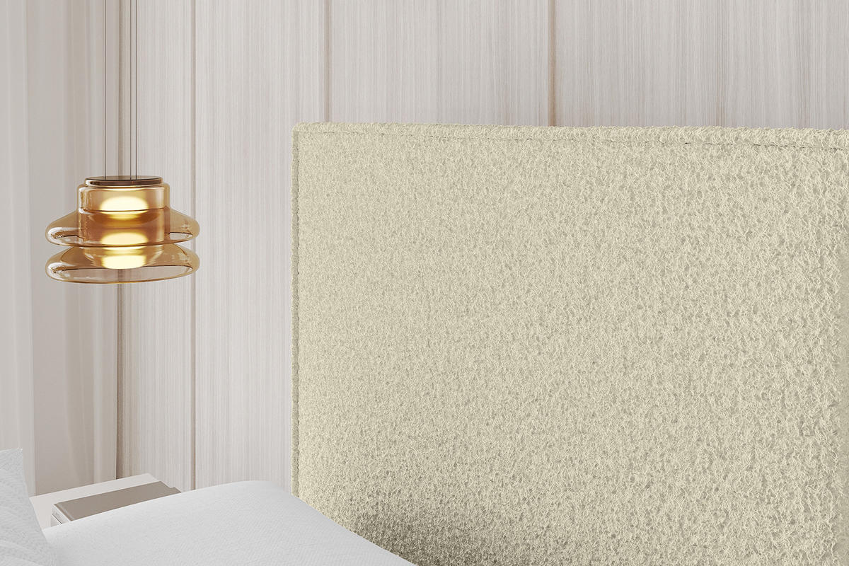 POLSTERBETT mit Bettkasten und Lattenrost, Bett mit Matratze H3/H4 - EMMI 180x200 Beige - Taupe, Holzwerkstoff/Textil (180/200cm) - ALTDECOR