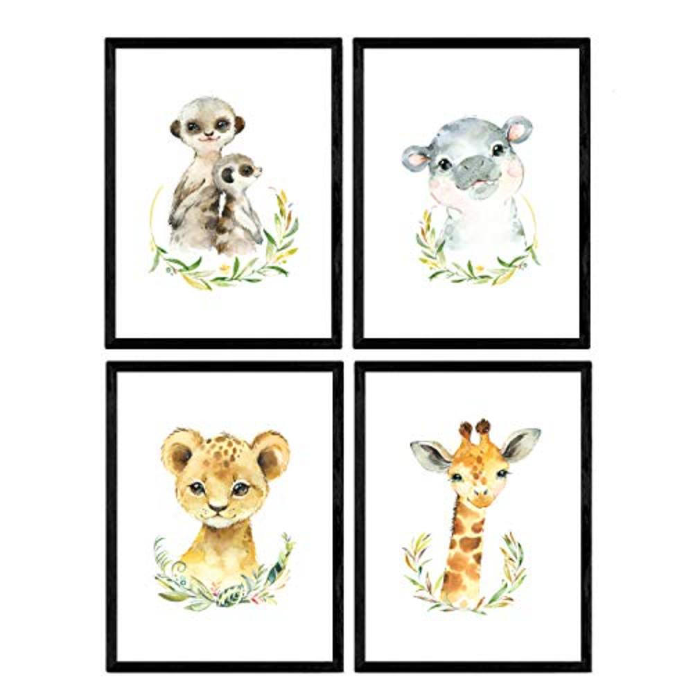 Nacnic Poster Schwarz 29.7x3 cm