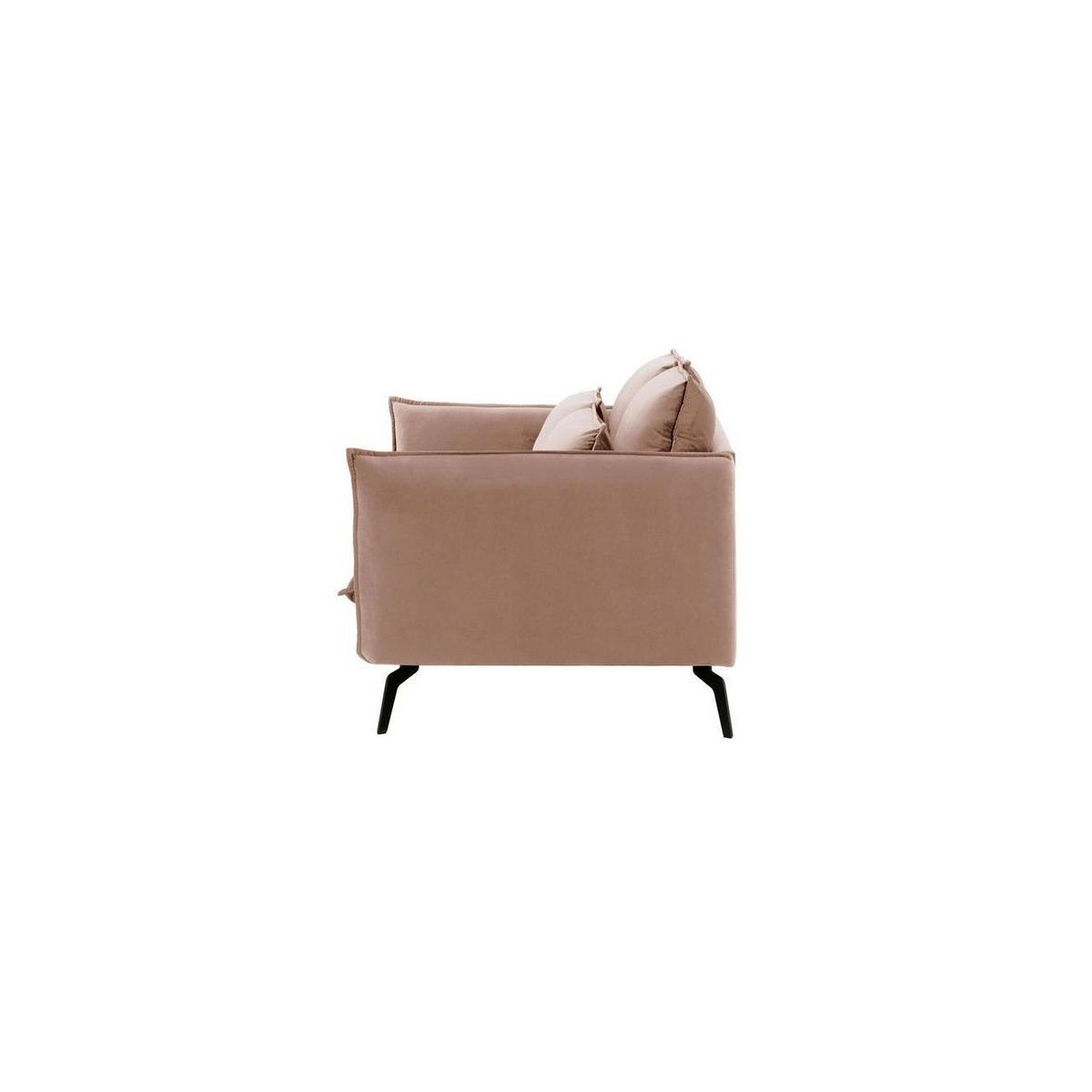 ZWEISITZER-SOFA Layla-Velluto 14 - Lila, Holz/Textil (171/95/98cm)