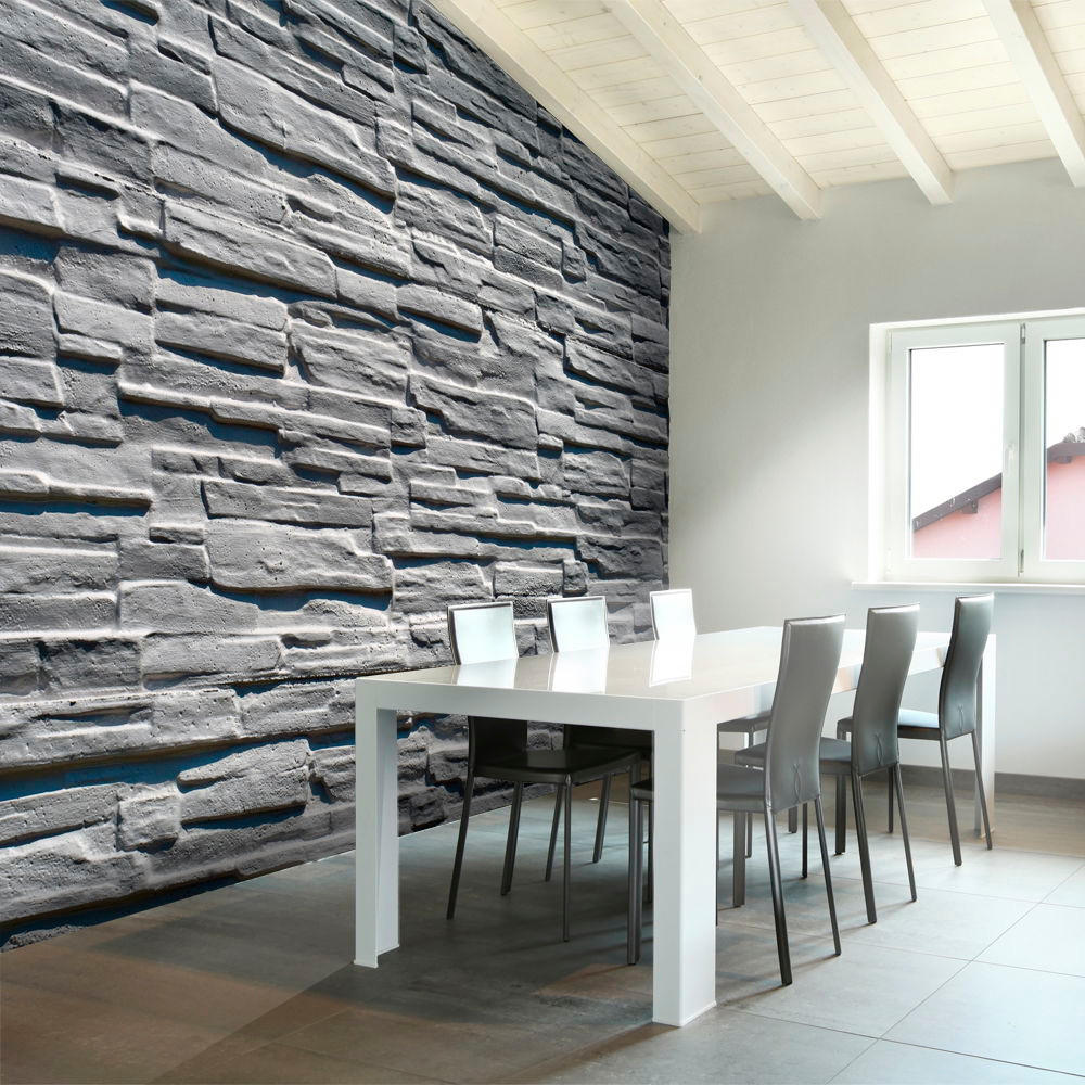 VLIESTAPETE Grau 400/309 cm - Grau, Textil (400/1cm) - KUNSTLOFT