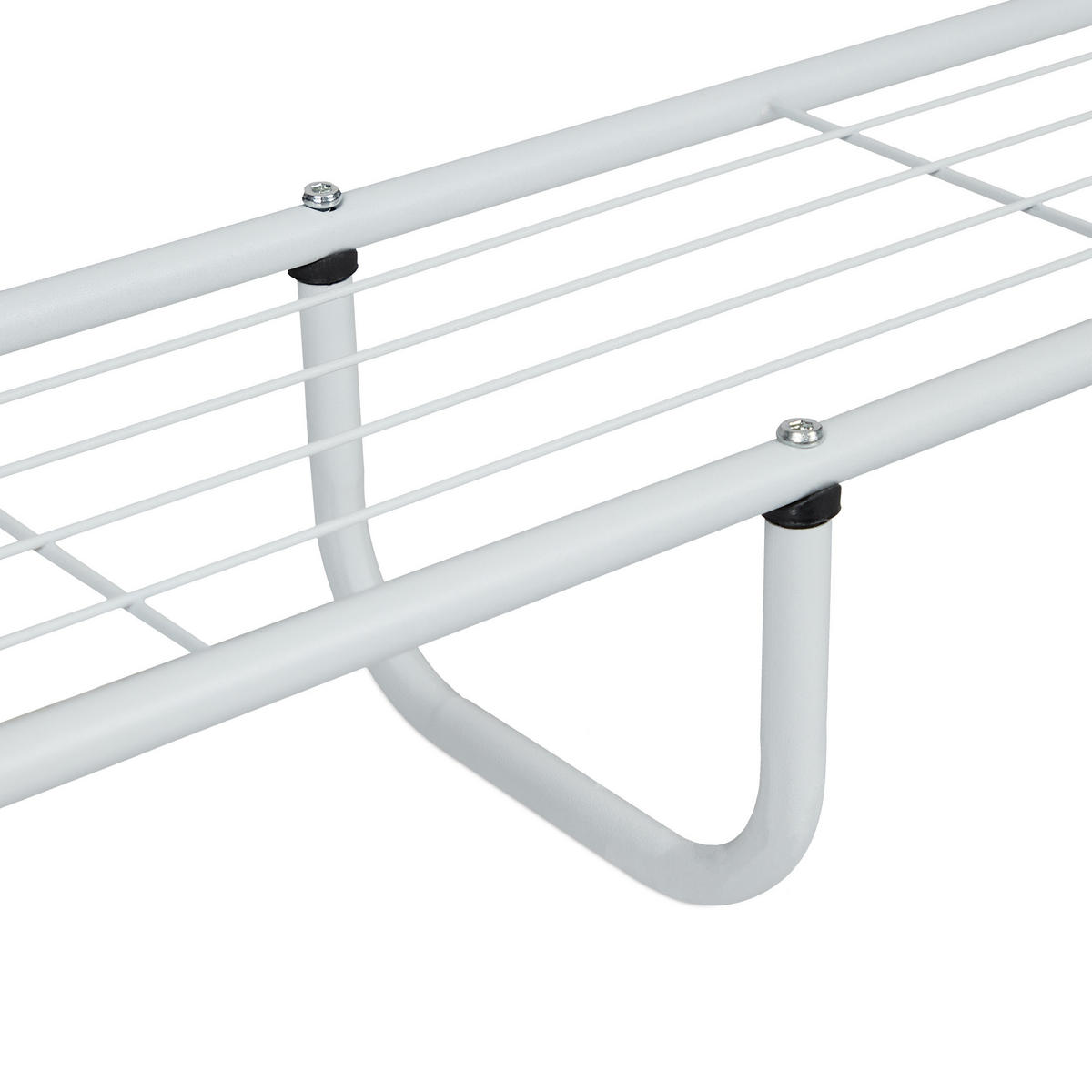 KLEIDERSTÄNDER - Weiß, Kunststoff/Metall (132/145/44cm) - Relaxdays