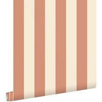 TAPETE Streifenmuster 50 x 900 cm - Pink, Papier (50/900cm) - ESTAhome