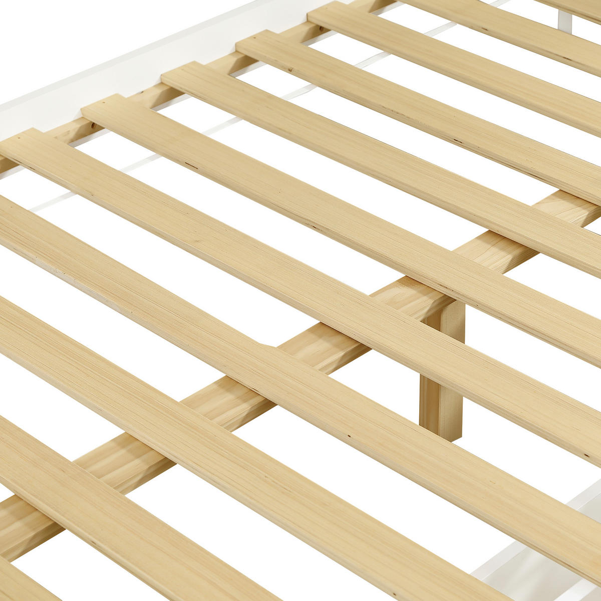 ETAGENBETT 90/200+120/200 mit Eck-Leiterschrank und 2 Schubladen - Weiß, Holz/Holzwerkstoff (90/200cm) - EVRYAE
