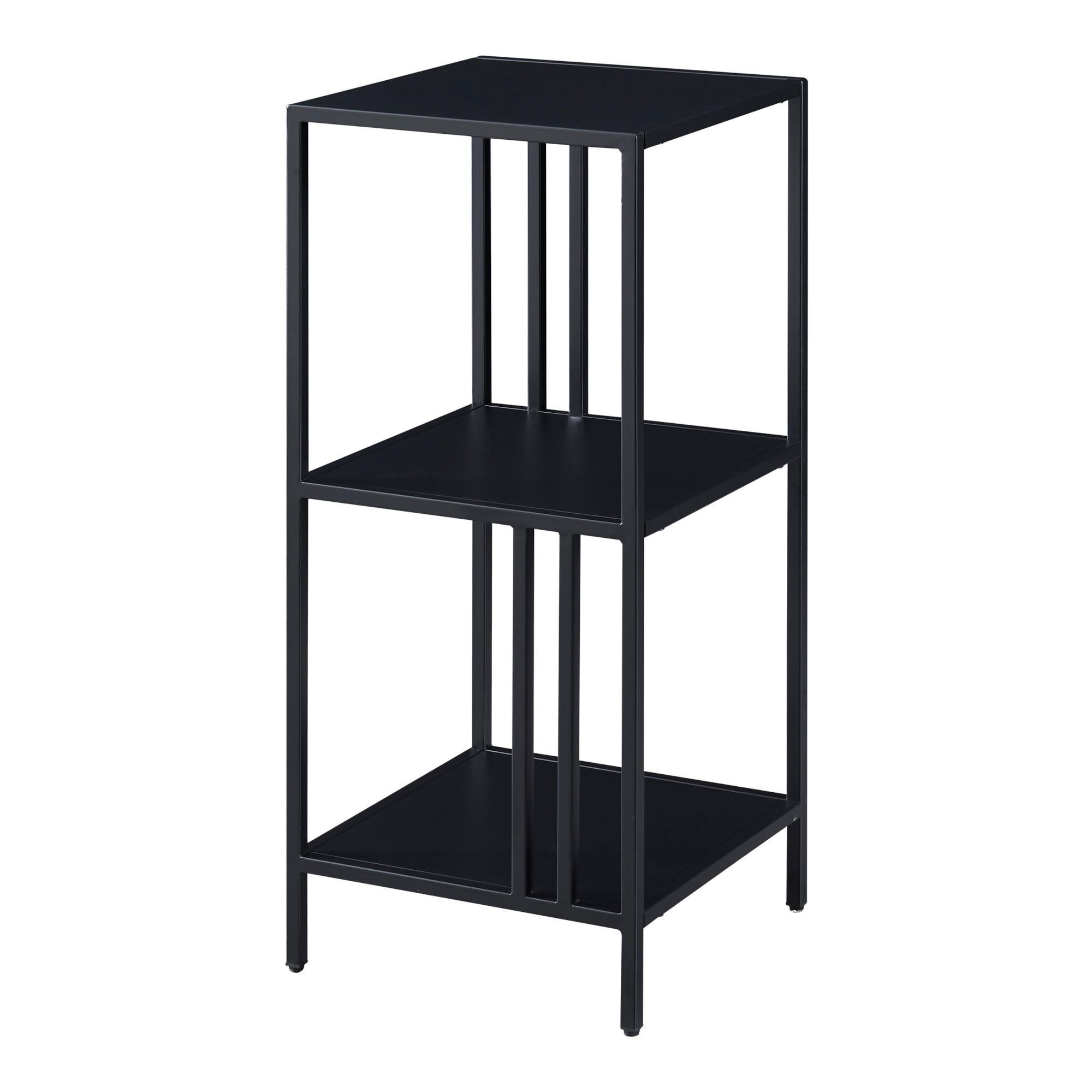 STANDREGAL Kumlinge - Schwarz, Metall (35/80/35cm) - [en.casa]