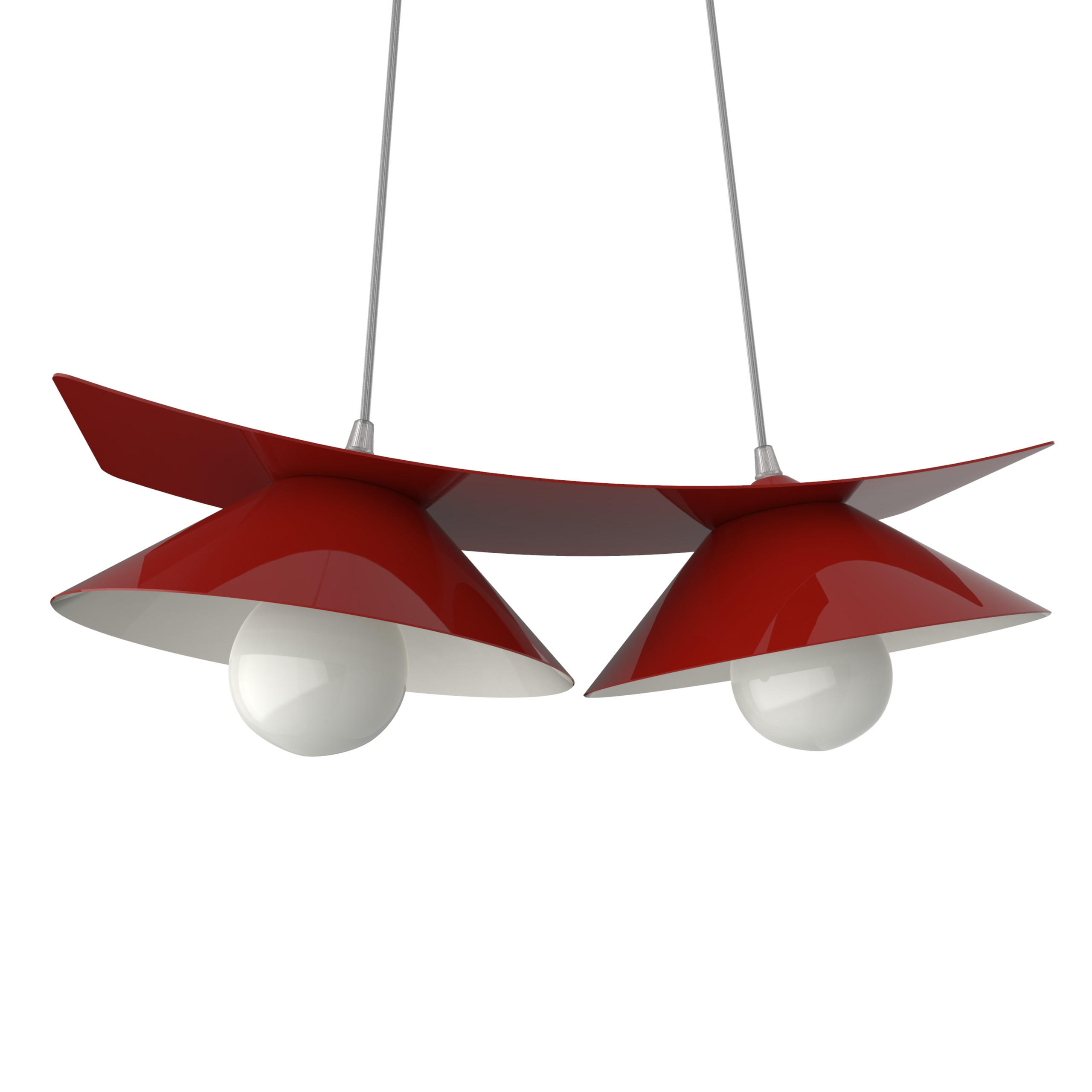 Lumicom Hängeleuchte Rot 25x16x70 cm