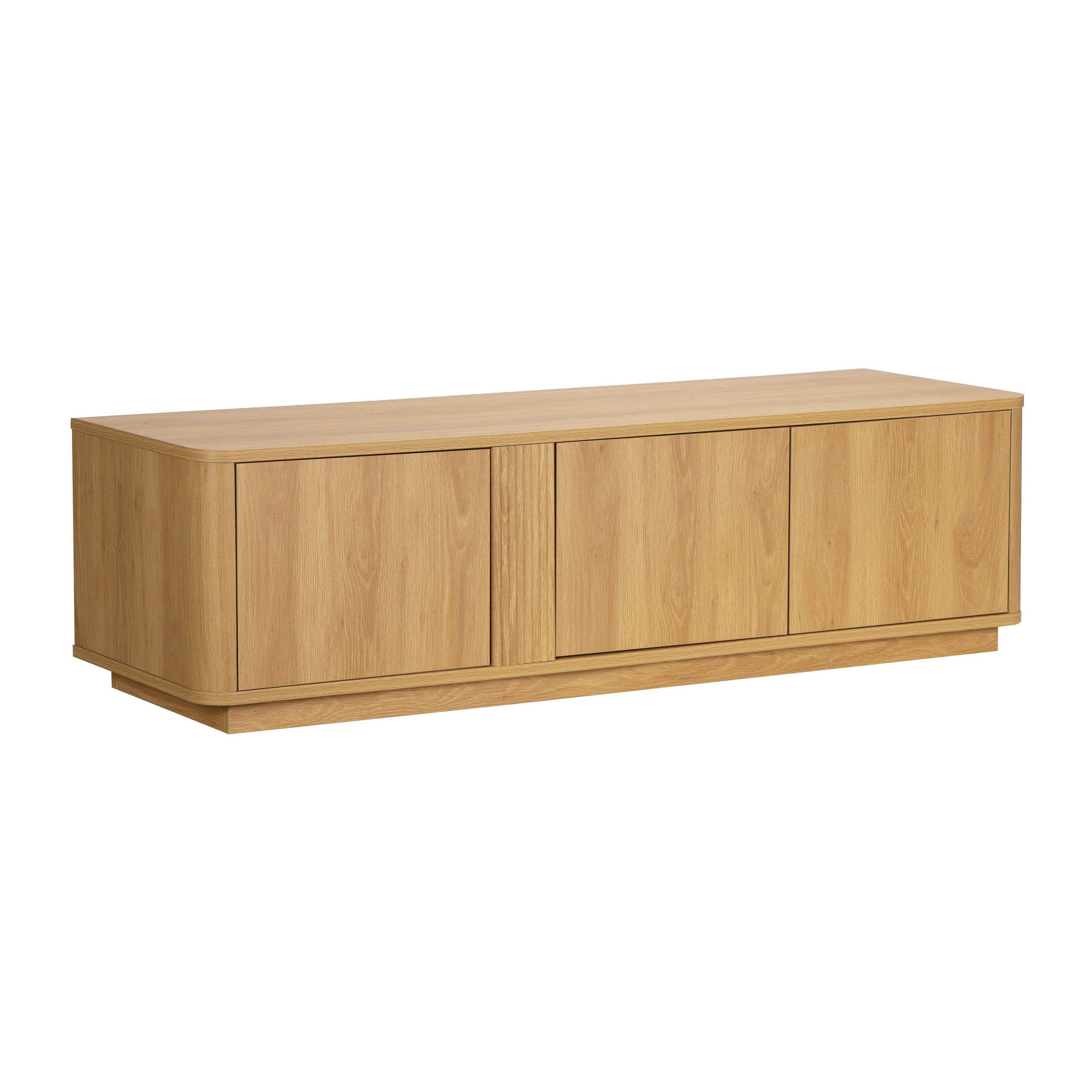 TV-MÖBEL, helle Holzoptik - Beige, Holz (150/40/40cm) - Oviala