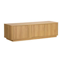 TV-MÖBEL, helle Holzoptik - Beige, Holz (150/40/40cm) - Oviala
