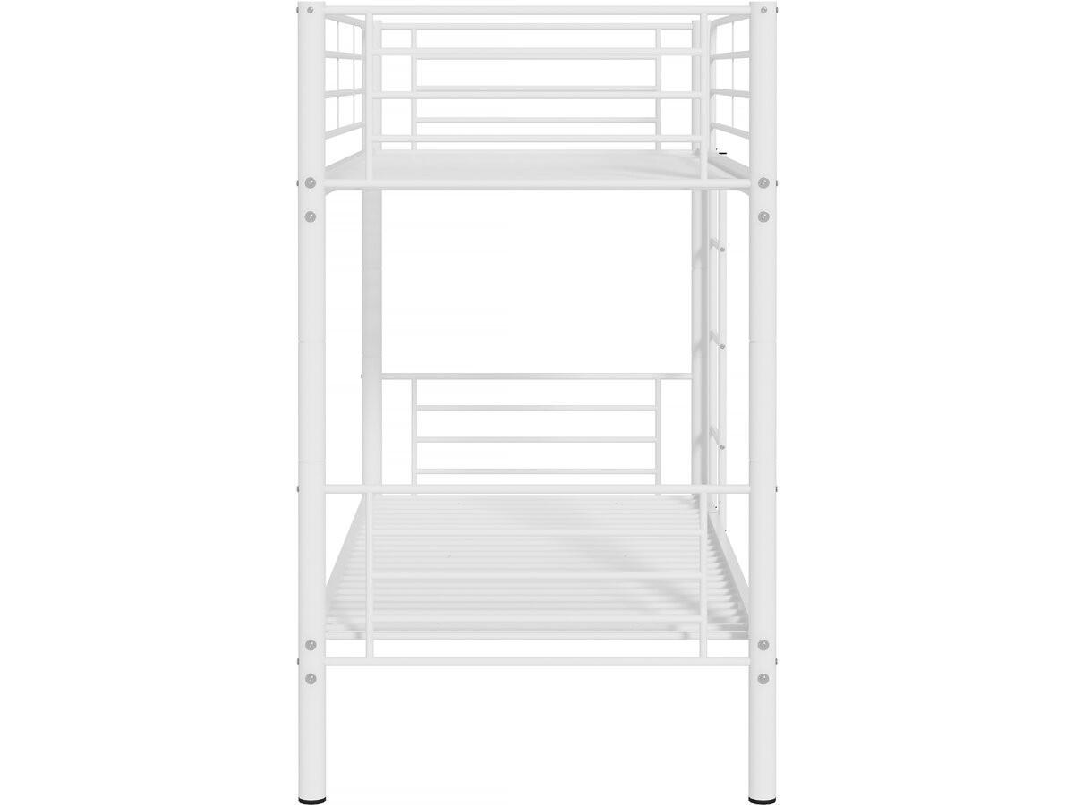 ETAGENBETT adam weiss - Weiß, Metall (90/190cm) - Habitat Garten