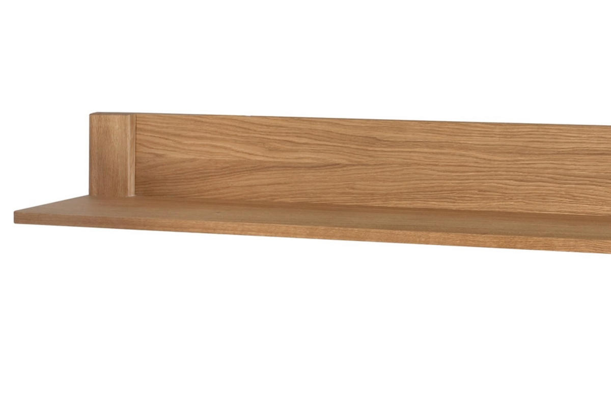 WANDREGAL Latina Honig Eiche 155 cm / 24 cm / 15 cm - Braun, Holz (155/15/24cm) - Feldmann-Wohnen