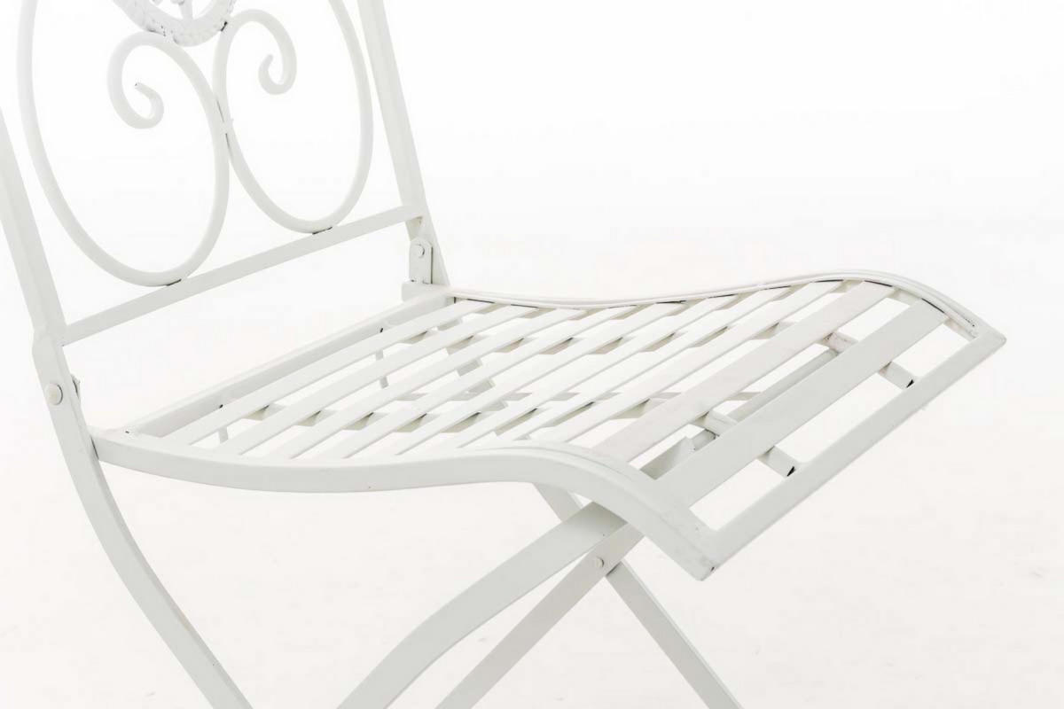 SITZGRUPPE Aldanu weiß - Weiß, Metall - TPFGarden