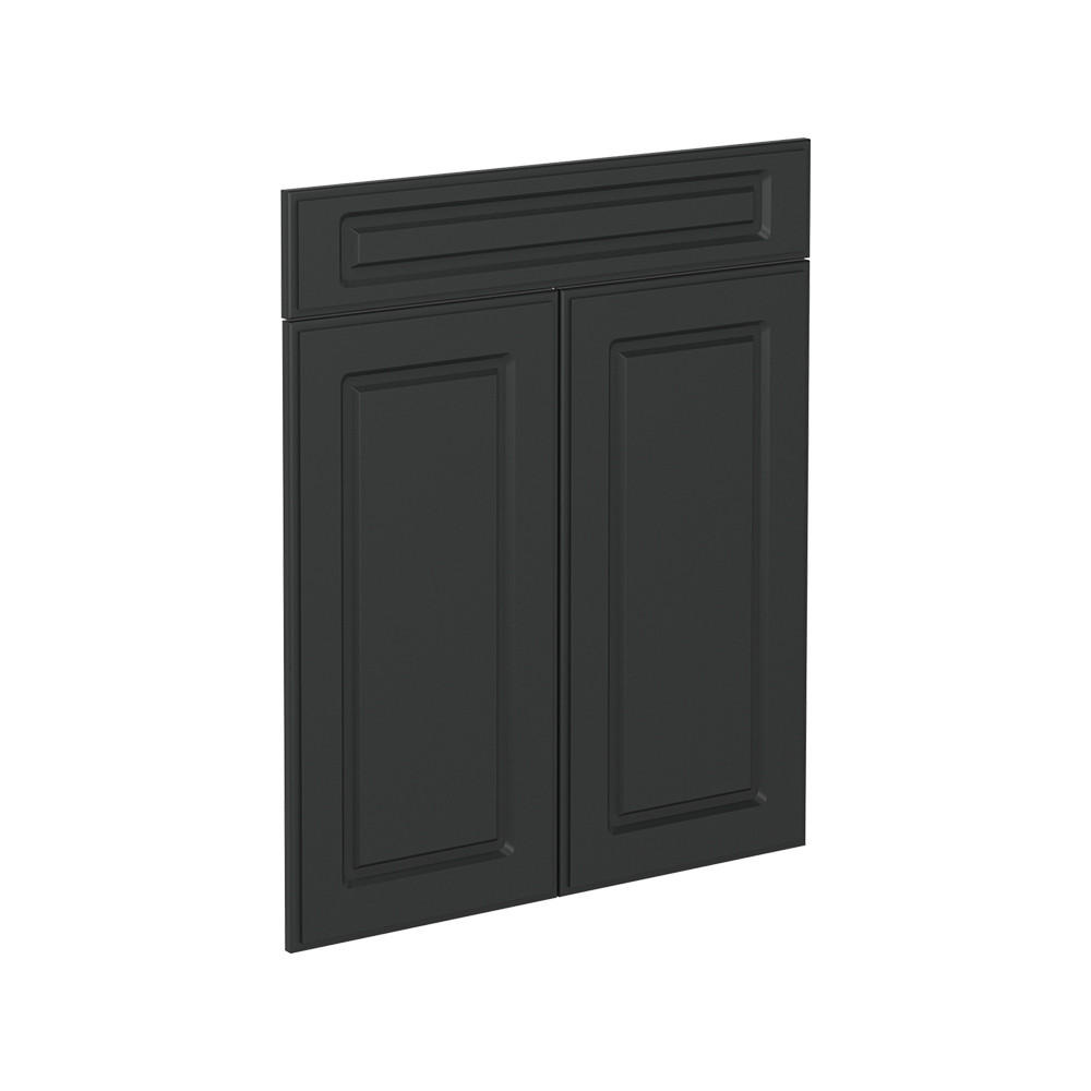 KÖKSFRONT R-Line Antracit hus på landet 59.6x70.8 cm möbelfront för underskåp med lådor 70.8/59.6/1.6 cm