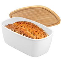BROTKASTEN, weiß - Weiß, Kunststoff (22.5/13.5/37cm) - bremermann