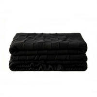 STRICKDECKE – 70 x 100 cm – Schwarz - Schwarz, Textil (70/100cm)