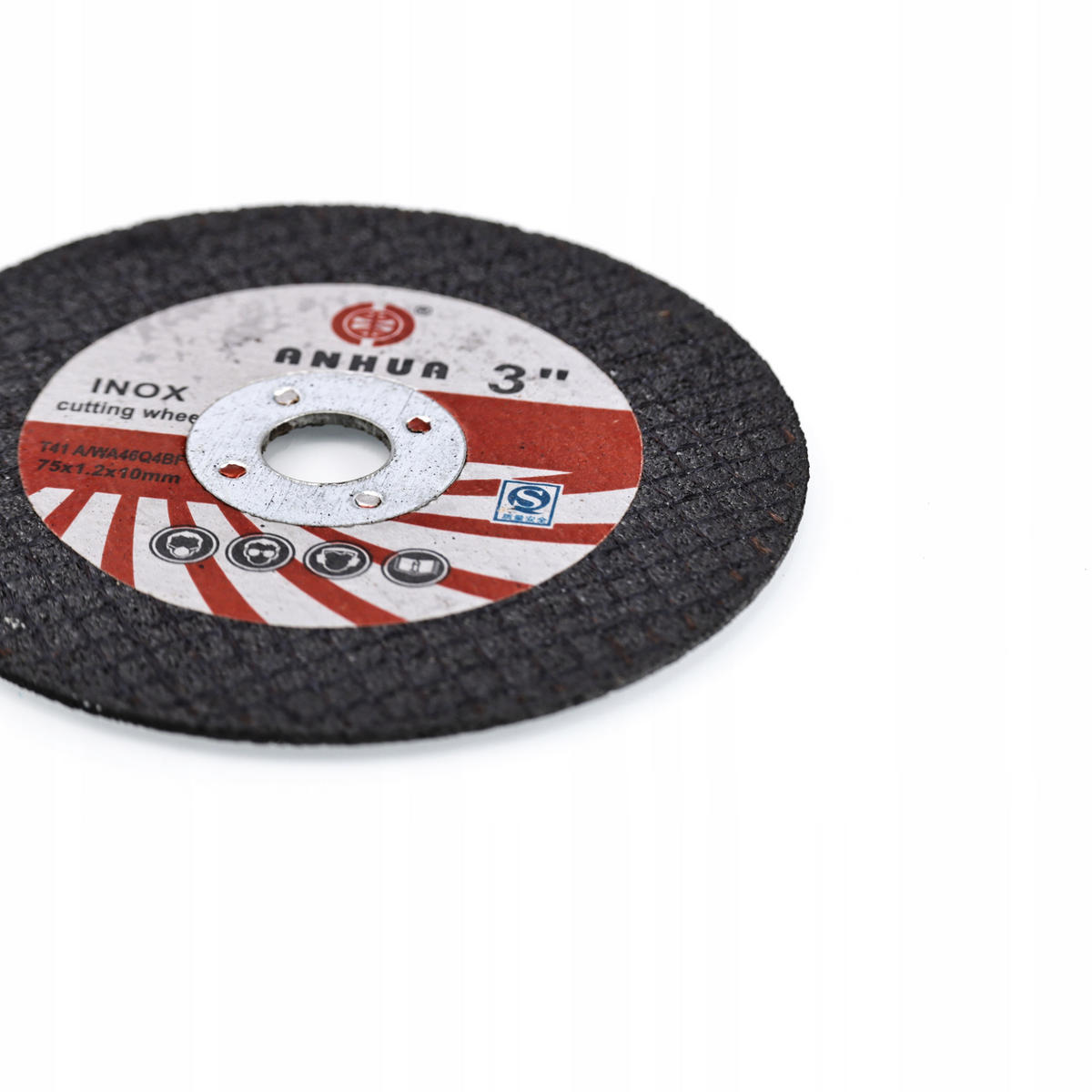 ZUBEHÖR Universal 3-tlg. Set, 76 mm, Aufnahme 10 mm, Diamanttrennscheibe Feinsteinzeug, Fächerschleifscheibe, Sägeblatt Holz - Multicolor, Kunststoff/Metall (10/10/10cm)