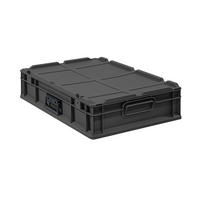 EUROBOX NextGen Portable, HxBxT 13,5x40x60cm, 23 Liter, Schwarz - Schwarz, Kunststoff (40/13.5/60cm) - PROREGAL