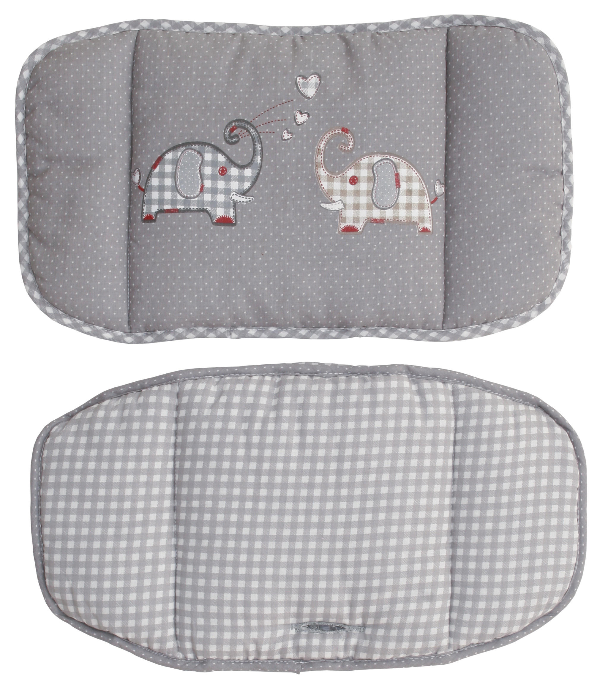 HOCHSTUHL-SITZVERKLEINERER 2-teilig Jumbo twins grau - Grau, Textil (27/59/43cm) - Roba