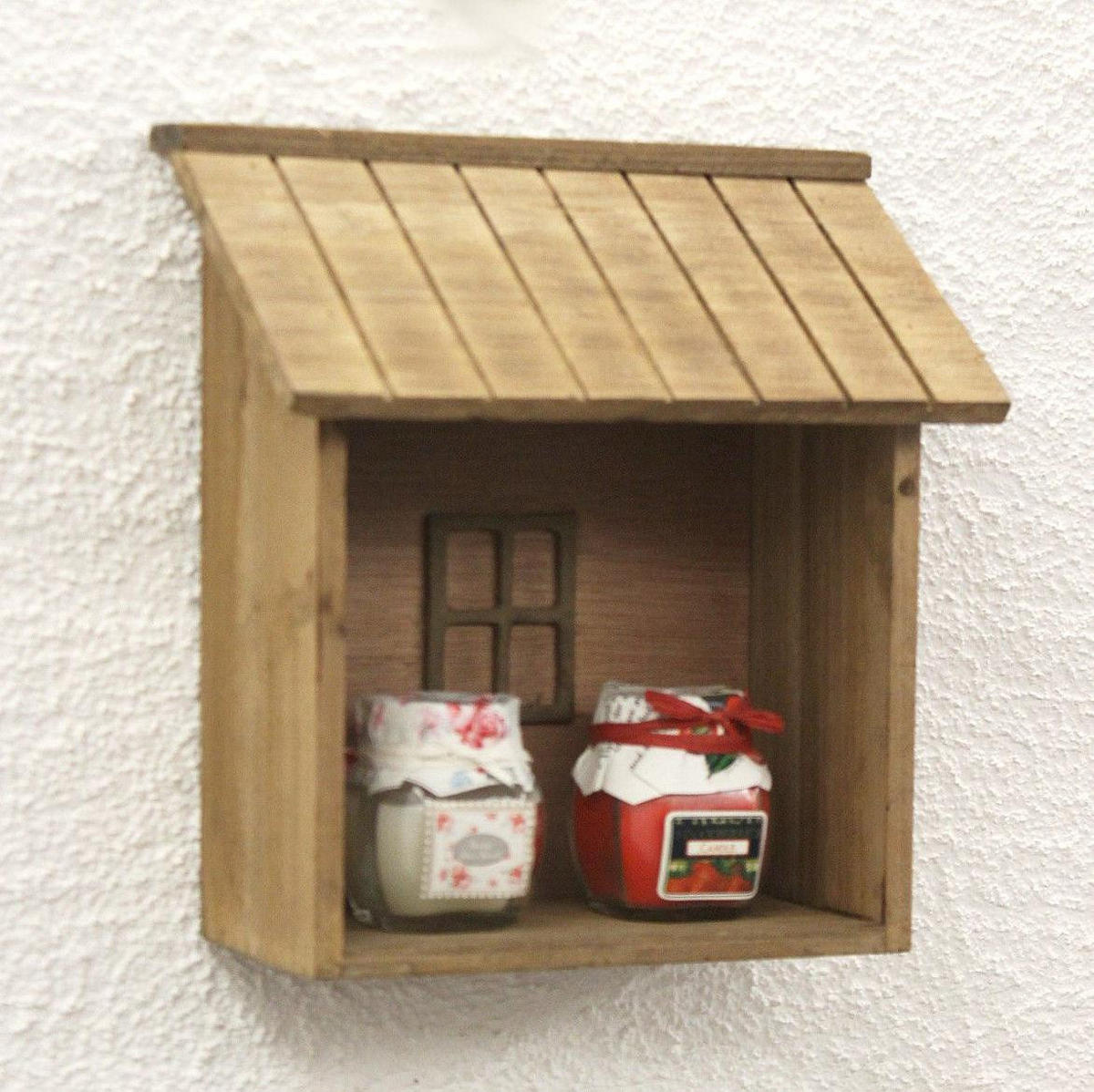 WANDREGAL Holz Braun 20/8/22 cm - Braun, Holz (20/22/8cm) - DanDiBo