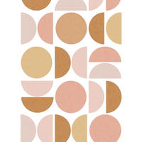 FOTOTAPETE geometrische Formen 200 x 279 cm - Weiß, Papier (200/279cm) - ESTAhome