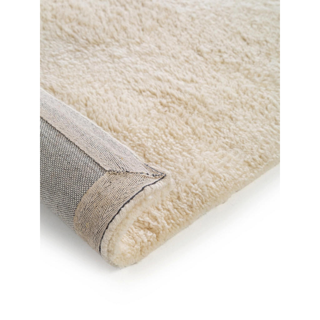 Thumbnail - benuta Pure Wollteppich, Creme, Textil, Rauten, Rechteckig, 80x150 cm, pflegeleicht, Teppiche & Böden, Teppiche, Naturte...