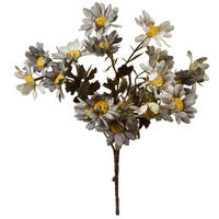 UMĚLÁ KYTICE MARGARETKY 29 cm - bílá, plast (29cm) - Mondex