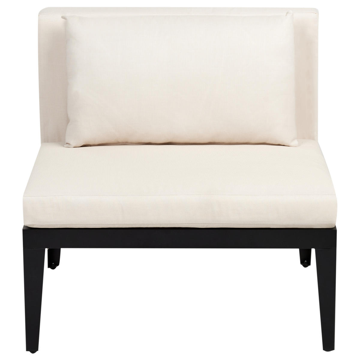 LOUNGE-SET 4-Sitzer Beige Bracciano - Hellbraun/Beige, Holz - Beliani