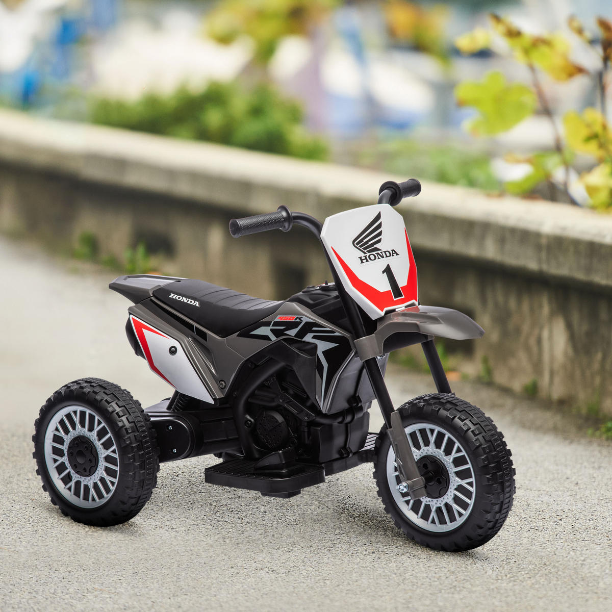 ELEKTRO-MOTORRAD DE-13156 3 Räder Grau - Grau, Kunststoff (71/40.5/43cm) - ComfortXL