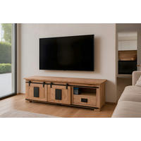 LOWBOARD LIBRO - Beige/Naturfarben, Holz (160/50/45cm) - SAM