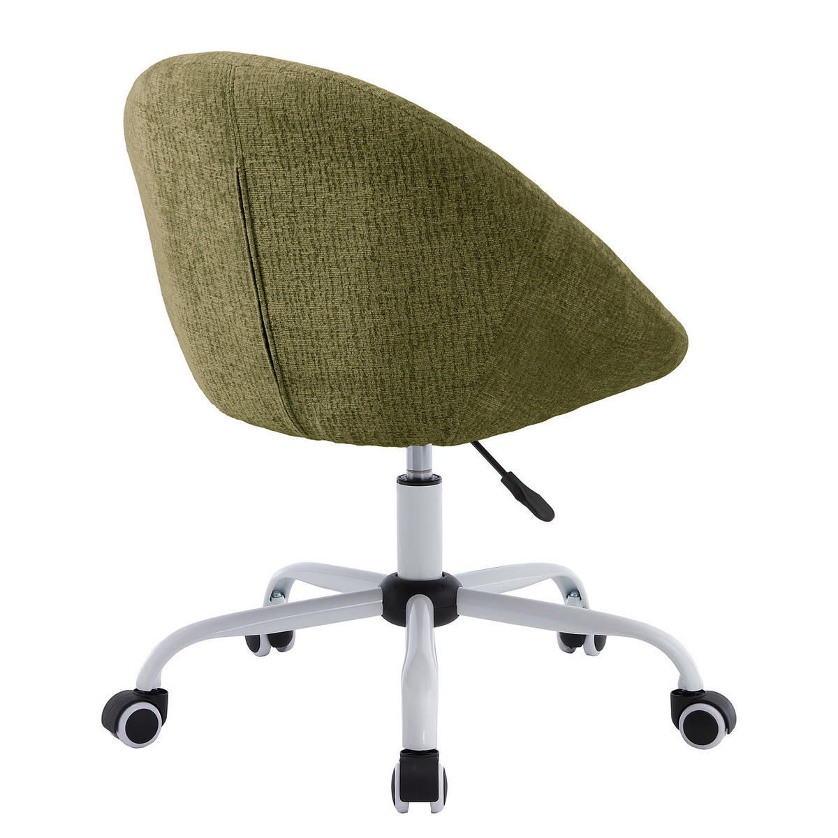 BÜROSTUHL - Strukturstoff - Weiß/Grün, Textil/Metall (58/79/60cm) - home24