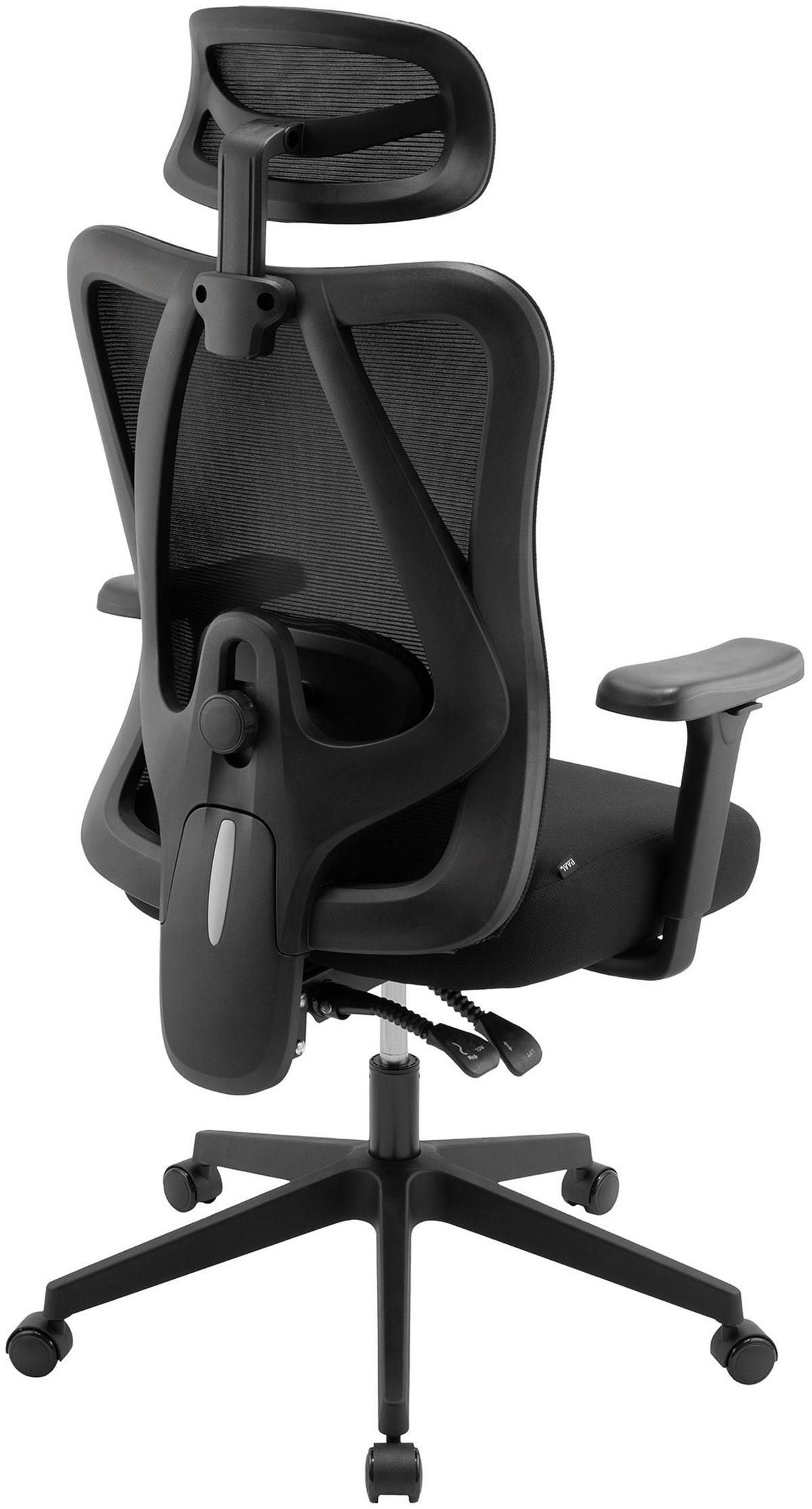 BÜROSTUHL Xylo schwarz - Schwarz, Kunststoff/Metall (66/121/59cm) - TPFLiving